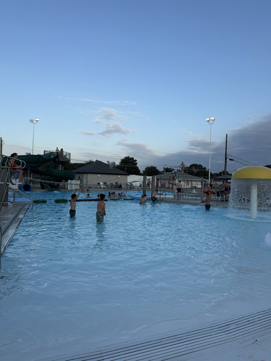 NorrisFootball's tweet photo. Thank you Wilber Pool for hosting our team bonding last night! #WNE https://t.co/Q35L8JtG5j