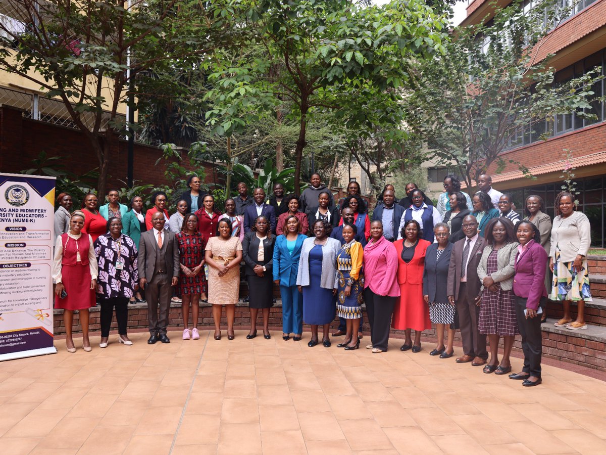 NCKenya's tweet photo. Represented by CEO/Registrar Dr. Lister Onsongo, the Council reaffirmed its commitment to partnering with academia and professional bodies to advance nursing and midwifery education, research, innovation, and a competent health workforce. https://t.co/yzSq3doNsU