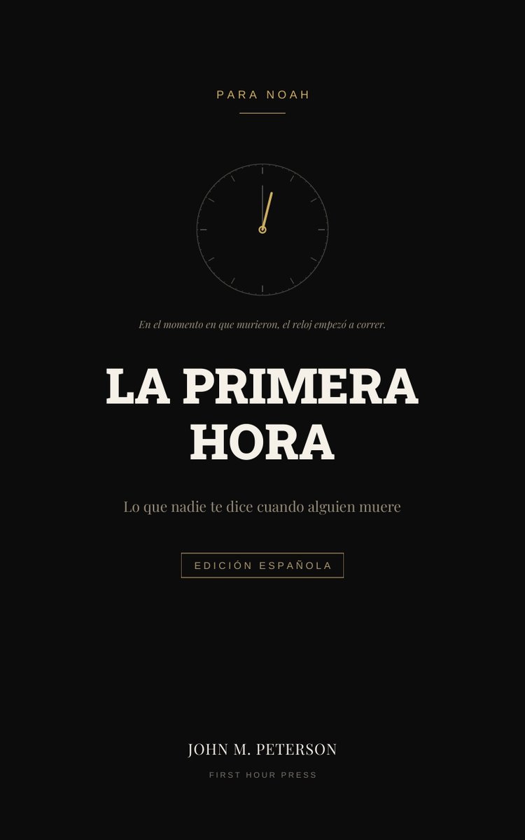 TheFirstHourOrg's tweet photo. Qué firmar. Qué no firmar. A quién llamar primero. Cuántos certificados de defunción vas a necesitar.

Nadie te lo dice.

La Primera Hora — una guía práctica para las primeras horas después de una muerte. Edición española.

España: https://t.co/pifJSWBg0b
EE. UU.: https://t.co/vbET2T8xdL
—

What to sign. What not to sign. Who to call first. How many death certificates you'll need. Nobody tells you. The Spanish edition is out.