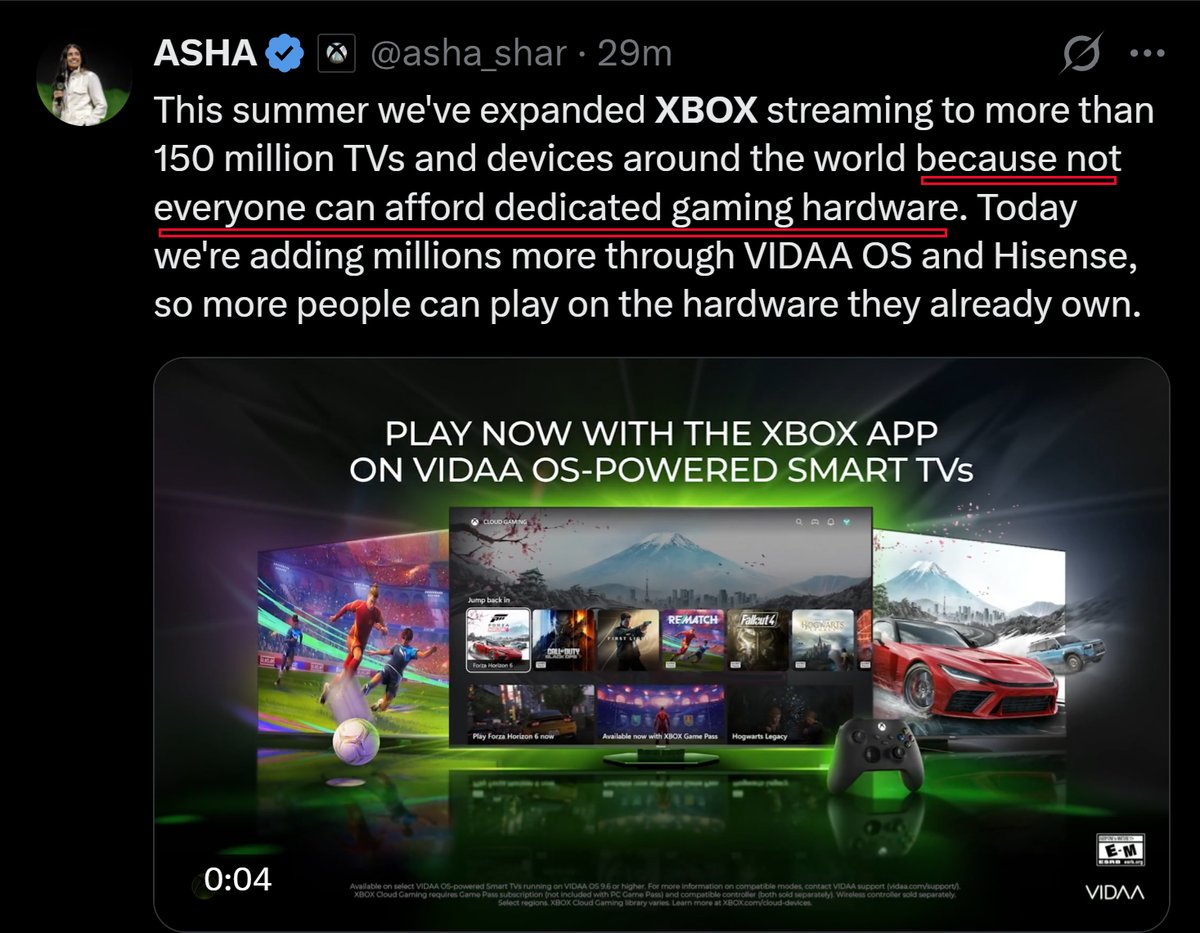 JamiesAct's tweet photo. HAHAHAHAAHAHAHAHAHAA.
Back to XBOX. Console first. 😂😭 https://t.co/s61IUdfw4S