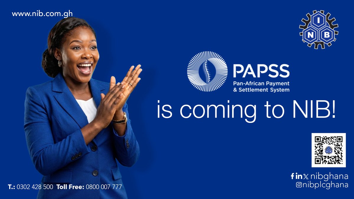 NIBGHANA's tweet photo. Tomorrow, we connect Africa differently.

#NIBPLC #YourBusinessIsOurBusiness #Banking #Finance #AfricaConnected https://t.co/rAtsaKPCcU