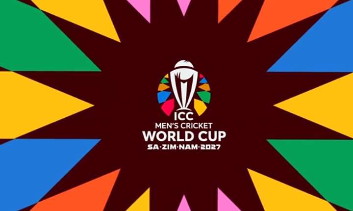 VKBA1856's tweet photo. OFFICIAL LOGO AND THEME FOR ODI WORLD CUP 2027

WC FORMAT AND WC VENUES 

#WC27 https://t.co/EUWx2rop0p