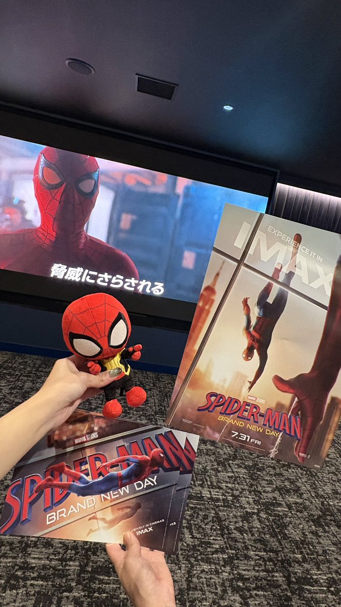 lyra_spider's tweet photo. 🕷スパイダーマンBRAND NEW DAY見てきたよ🕸
#スパイダーマン https://t.co/2eaeml3ImC