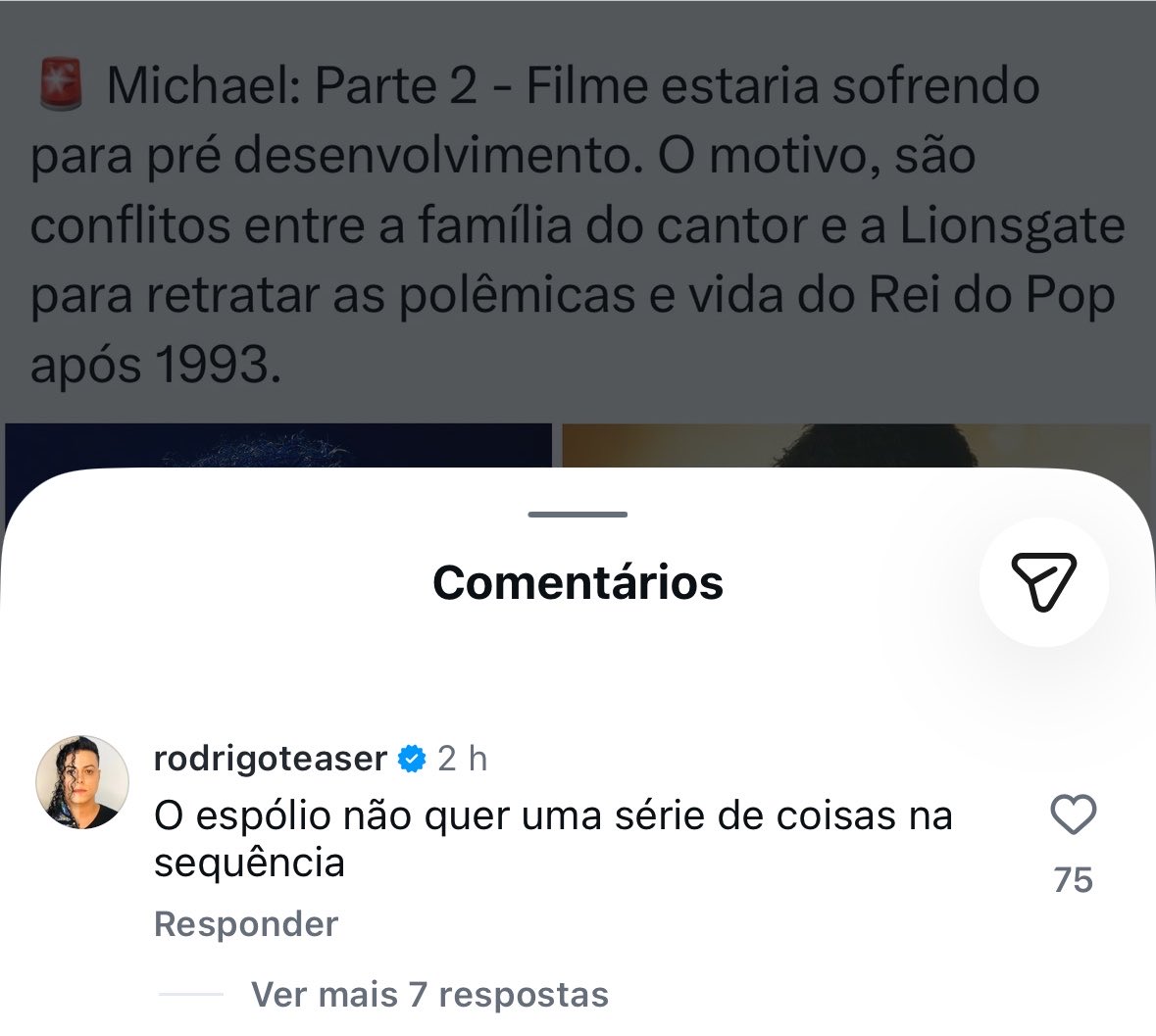 thedangerousmjj's tweet photo. sinceramente, esse espólio do michael sempre querendo complicar tudo. se duvidar só vai sobrar as performances na parte 2 https://t.co/FtLNO2dhkG