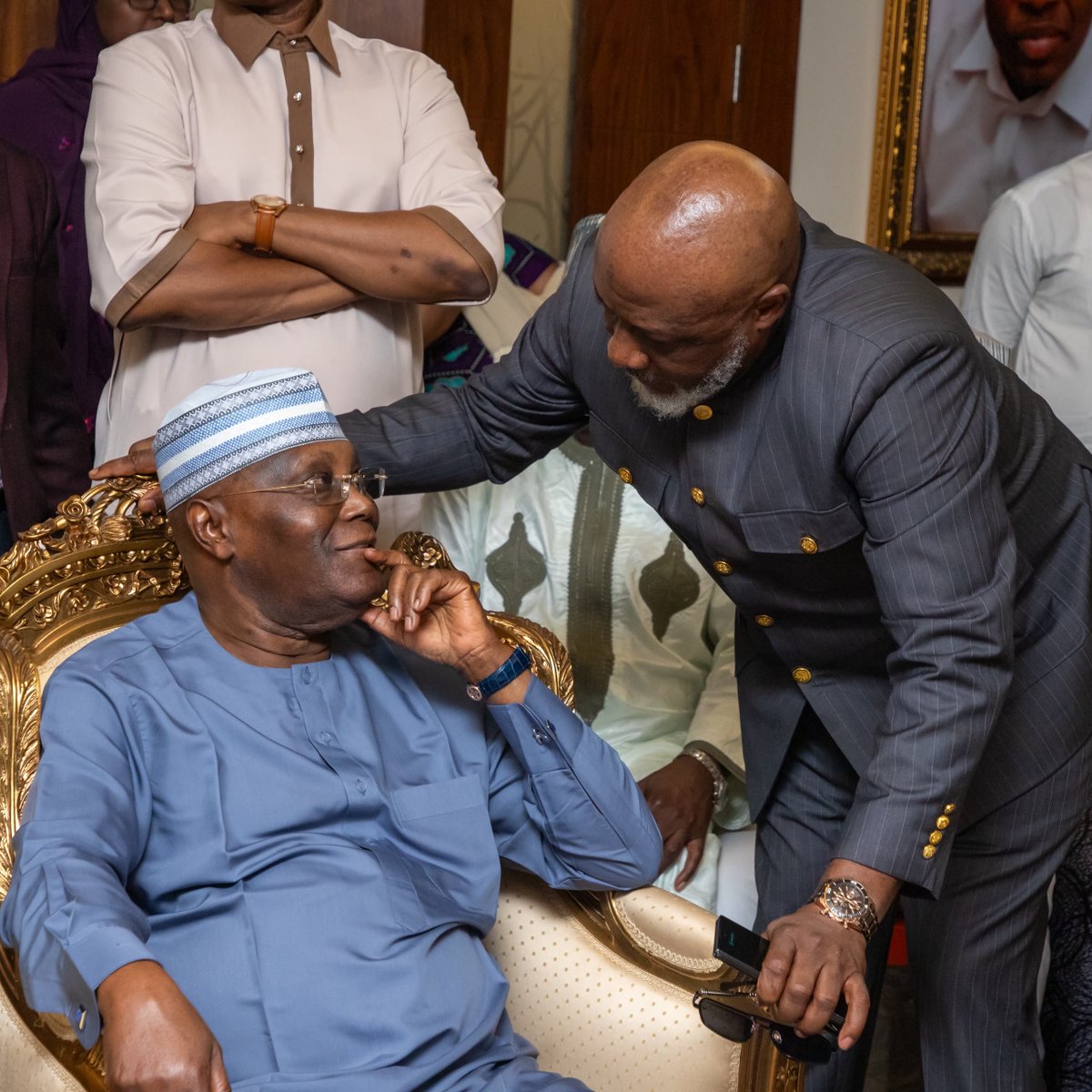 _dinomelaye's tweet photo. Mr President, Tinubu dey fear you. You are his political husband. https://t.co/U89PJe1LC1