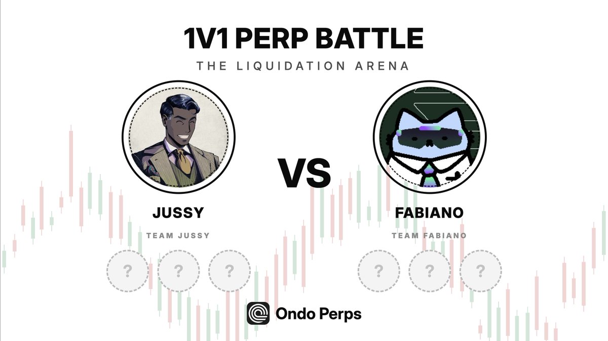 jussy_world's tweet photo. He is mad because I post the wins and he doesn't have any

Let's do a trading competition then @FabianoSolana

On @OndoPerps my audience vs yours, 3 traders each, we're funding everyone with $100 to start, winner team takes the whole pot

You in or will keep tweeting about me? https://t.co/y9dRrOAJTg
