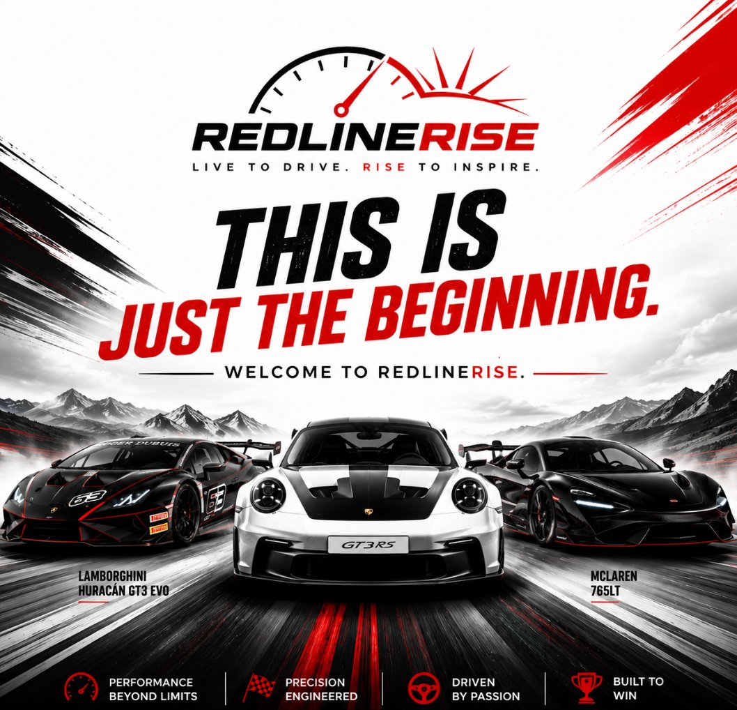 GetRedlineRise's tweet photo. Welcome to RedlineRise. 🏁
Built for those who appreciate performance, design, and automotive culture.
From supercars and motorsport to the latest automotive trends, this is where passion meets the road.
Follow the journey. https://t.co/P4ag28j0Xd