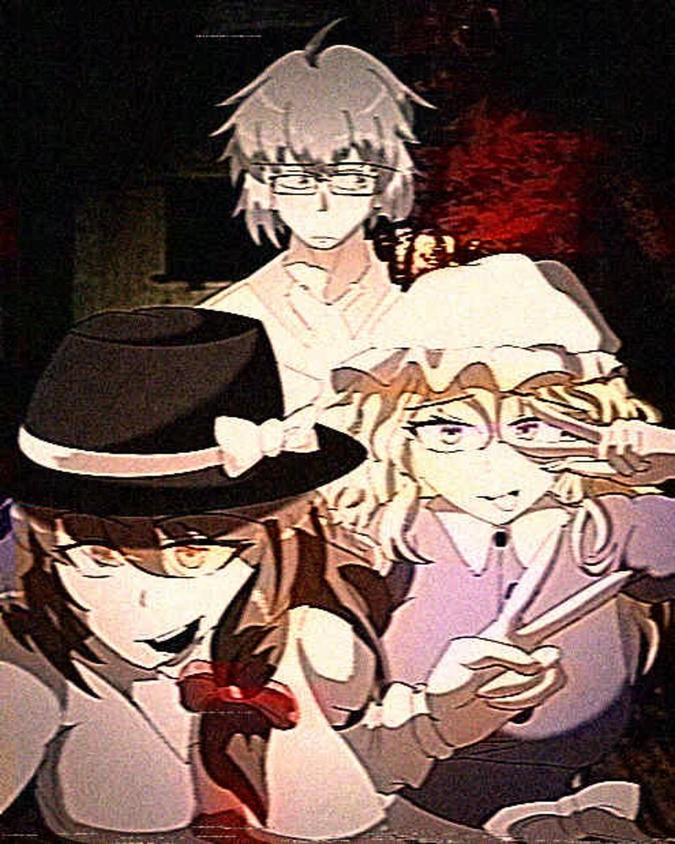 S4Tia2's tweet photo. はい、チーズっ！
#秘封霖倶楽部 #秘封霖 #horror https://t.co/tj4geC3AVi