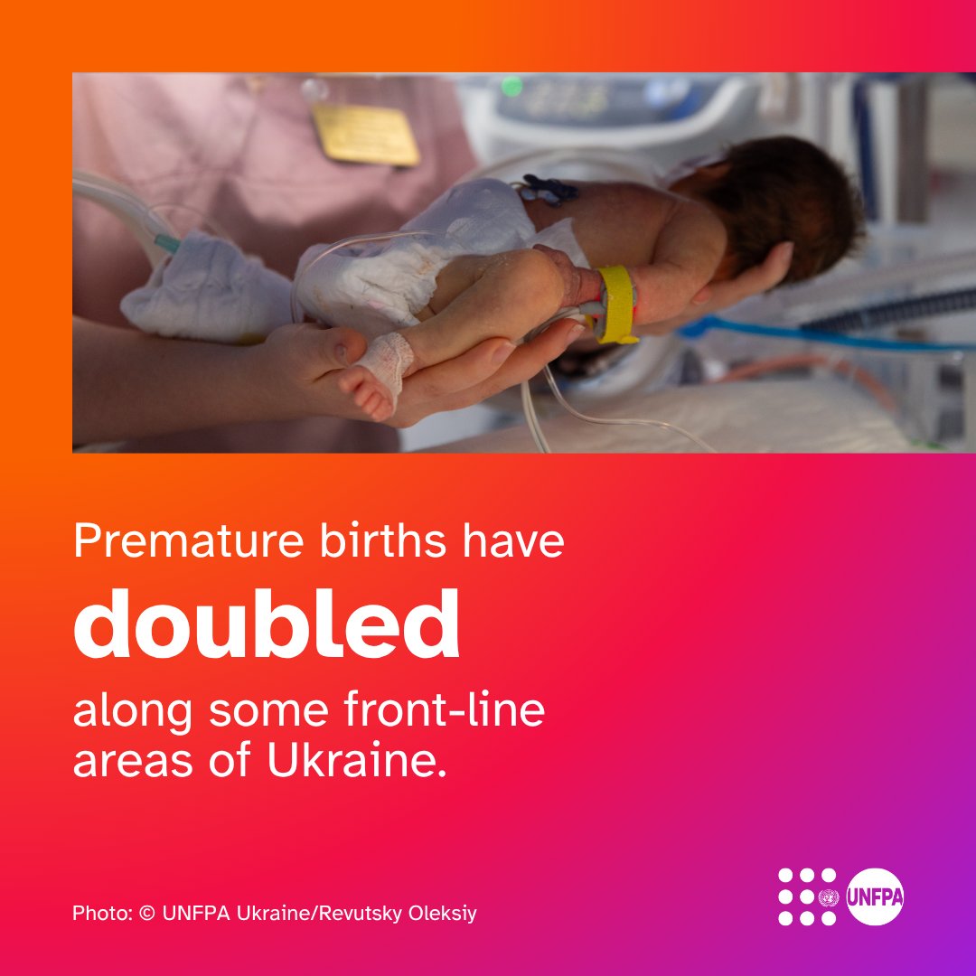 UNFPA's tweet photo. 🚨 June 2026 saw #Ukraine's highest monthly civilian casualty toll since April 2022.

Energy infrastructure attacks and power failures led to reports of sharp increases in premature births.

See how @UNFPA is responding to support #SafeBirth: https://t.co/HALRH7dHVo https://t.co/F9t2NSCiOz