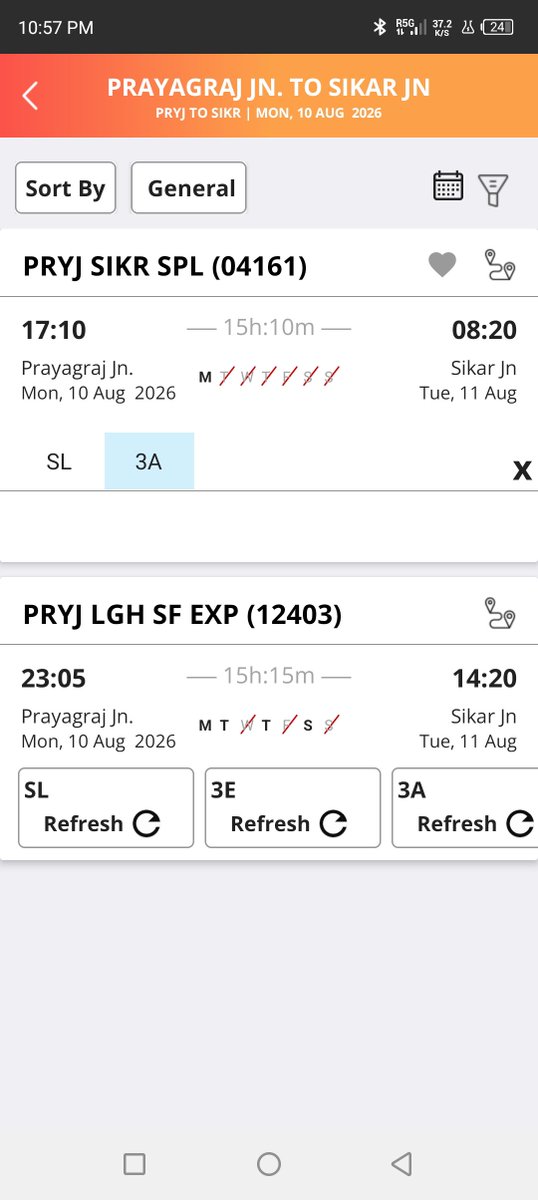 ravindra71kumar's tweet photo. 04161-62 spl paryagraj to sikar ko LOHARU/sadulpur jn tak kiya ja sakta hai sekhawati ki public ko fayeda hoga @RailMinIndia @AshwiniVaishnaw @NWRailways @RailwaySeva @RailwayNorthern @DespLnk @PMOIndia @RajCMO @CMOfficeUP https://t.co/OTdZXEAML7