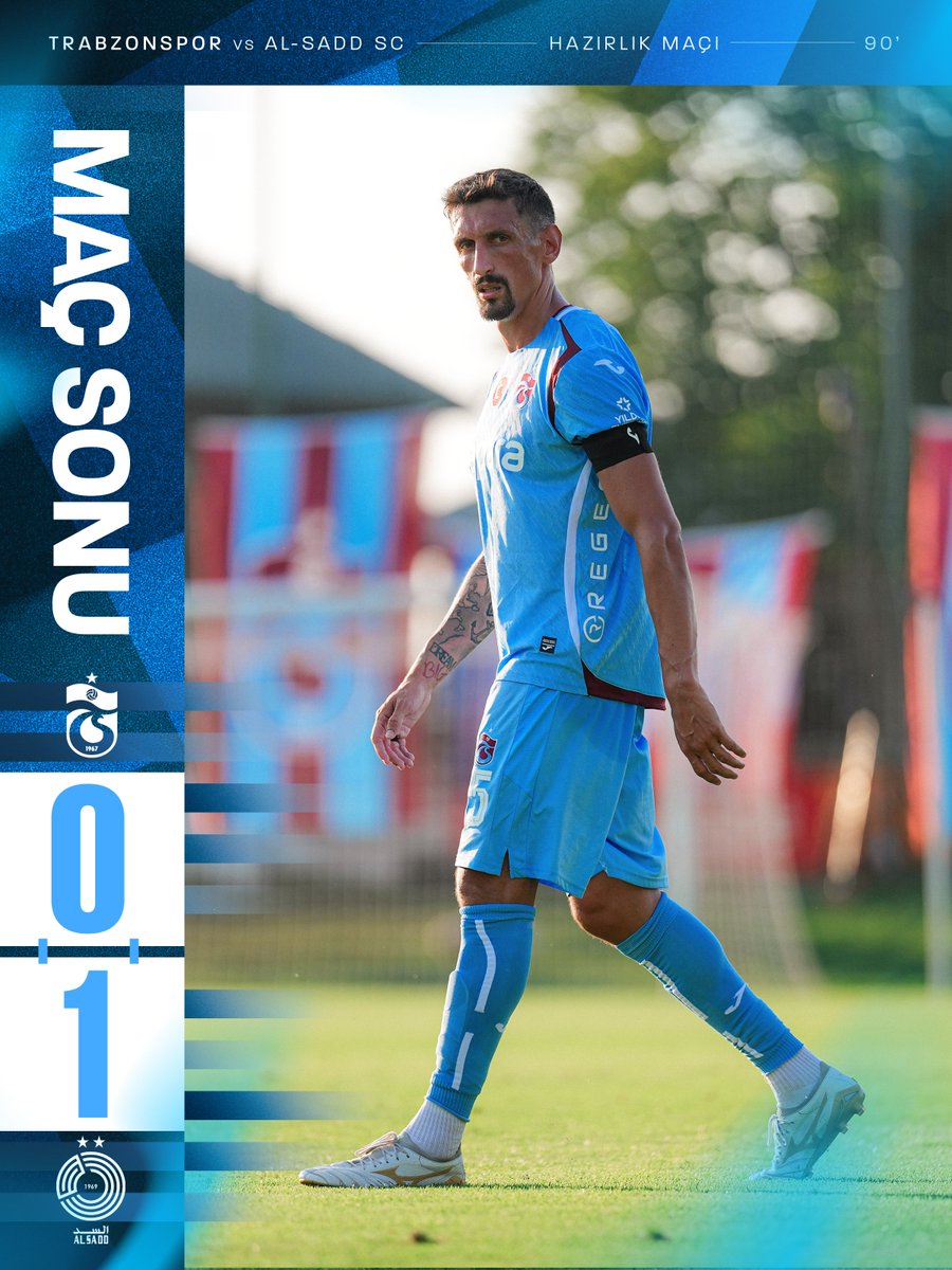 Trabzonspor's tweet photo. ⏱ 90' Karşılaşma sona erdi. 

Trabzonspor 0-1 Al-Sadd SC https://t.co/CzfG54Ee1b