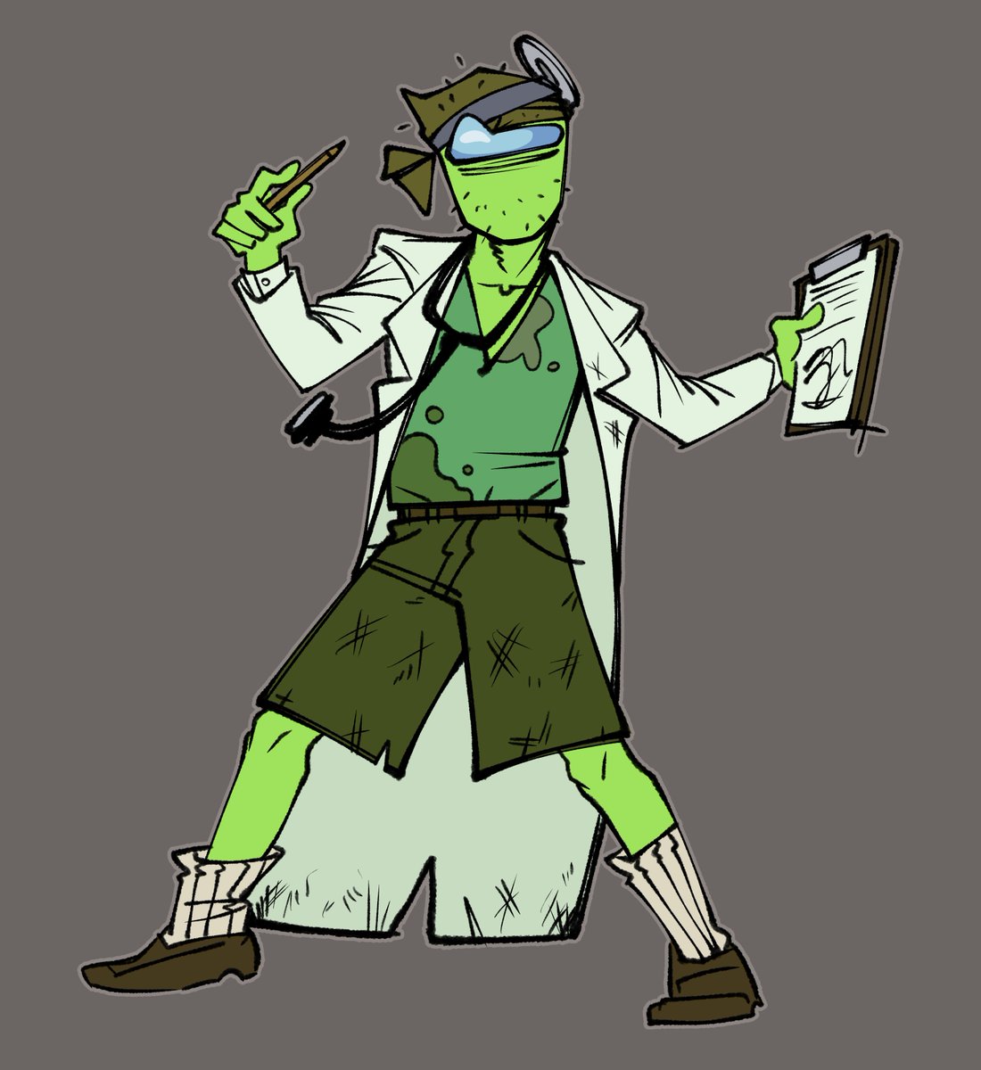 scarier_charlie's tweet photo. Doctor doctor or whatever

#amongus #amongusshow #lime https://t.co/Qkw9l6LDcY