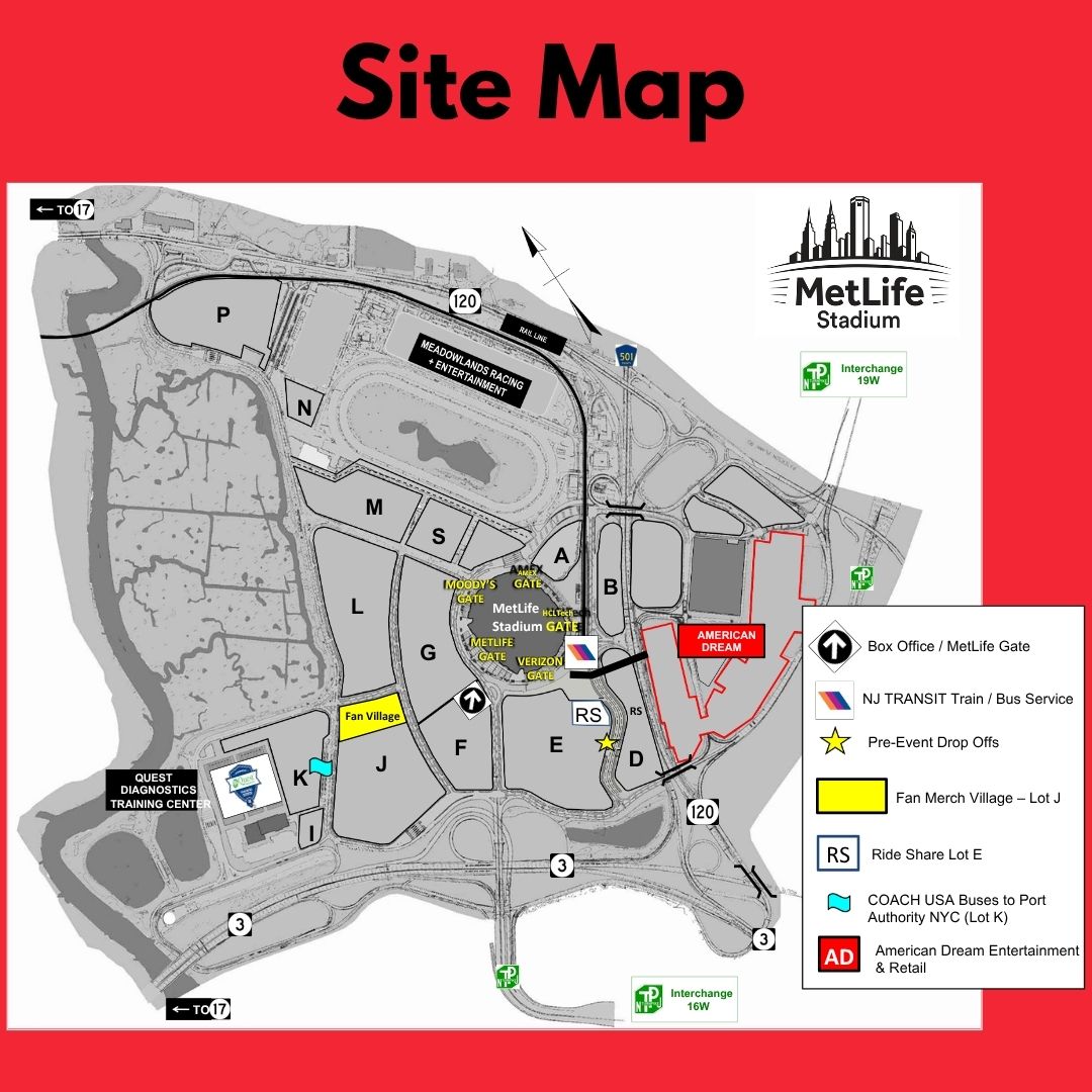 MetLifeStadium's tweet photo. BTS Early Merch Day is tomorrow!!

📅: Friday, July 31
⏲️: 10am - 6pm (lineups start at 9am)
📍: Fan Village in Lot J
💲: Credit Card, Debit Card, Online Payments Only (No Cash)   
⛺: NO OVERNIGHT CAMPING ON PROPERTY! https://t.co/iZ6LFfcDot