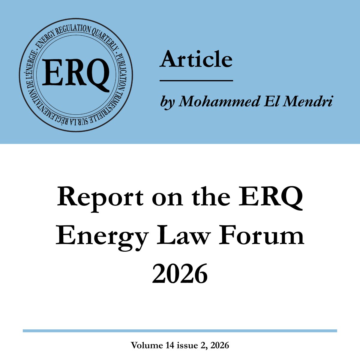 cga_acg's tweet photo. Mohammed El Mendri provides a high-level summary of this year’s Forum, held May 4 and 5 in Montreal, in the “Report on the ERQ Energy Law Forum 2026” article.

He summarizes discussions on administrative law, consumer perspectives, regulatory independence, resilience, innovation and major project reviews — highlighting how energy law is now evolving at the pace of Canada’s political and economic landscape.

Read more: https://t.co/FwD80XMADS

#ERQ #EnergyLaw #ELF2026 #CanadaEnergy