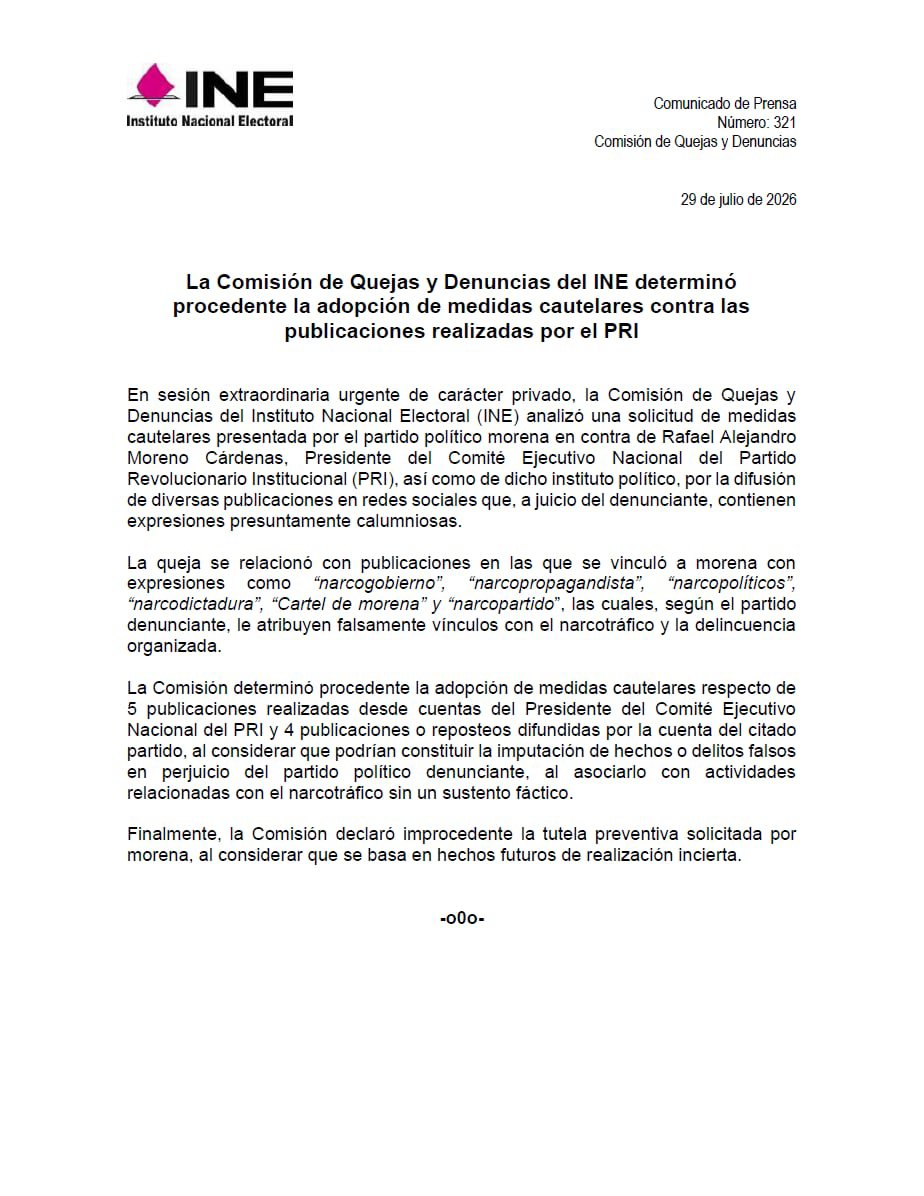 AlbertoElRudo's tweet photo. 🚨🐀"Los Roedores también lloran". El Ratalito sale a llorar y a gritar Censura con su cuate @CiroGomezL.🚨🐀😭🤣🤣🤣

Y no lo van a creer: Pero hoy el Ratalito @alitomorenoc, se fue a chillar Censura, al programa de Ciro Lágrimitas Leiva, por qué el @INEMexico, anunció medidas Cautelares por dichos Calumniosos del Ratalito donde Señala a @PartidoMorenaMx, como un Narco Partido, Narco Gobierno etc, y lo están obligando a borrar o bajar contenidos de las Redes Sociales, donde contengan estas Calumnias sin fundamentos.

Y lo más gracioso de todo, fue que el Ratalito admitió en vivo que lo doblaron y no publicará spots Calumniosos, para no afectar a su partido el @PRI_Nacional.

Y todavía dice el Ratalito que vamos a camino a ser Cuba o Venezuela y que se irá a chillar con su Papi Trump.🤣🤣🤣🤣