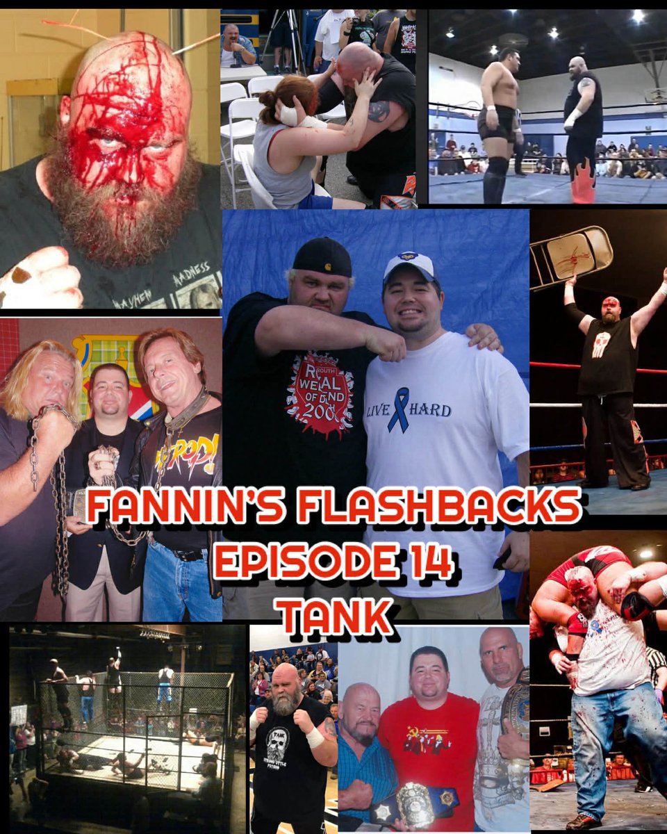 jfannin73's tweet photo. 🚨🚨🚨Attention wrestling fans🚨🚨🚨

The @Tank_Est1996 episode and the Tarek the Great episode of #FanninsFlashbacks are now available on @indiewrestling 

Go watch these along with the @ffbarrelboy and @NotThatTomGreen episodes now! https://t.co/k19x0sFTdY