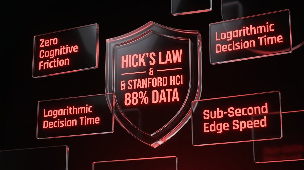 _maheraladdin's tweet photo. Stanford HCI research shows 88% of B2B buyers evaluate your operational quality based on vendor UX.

Hick’s Law is either closing your deals or silently killing your proposals. 🧵👇 https://t.co/LiSh4hhKLe