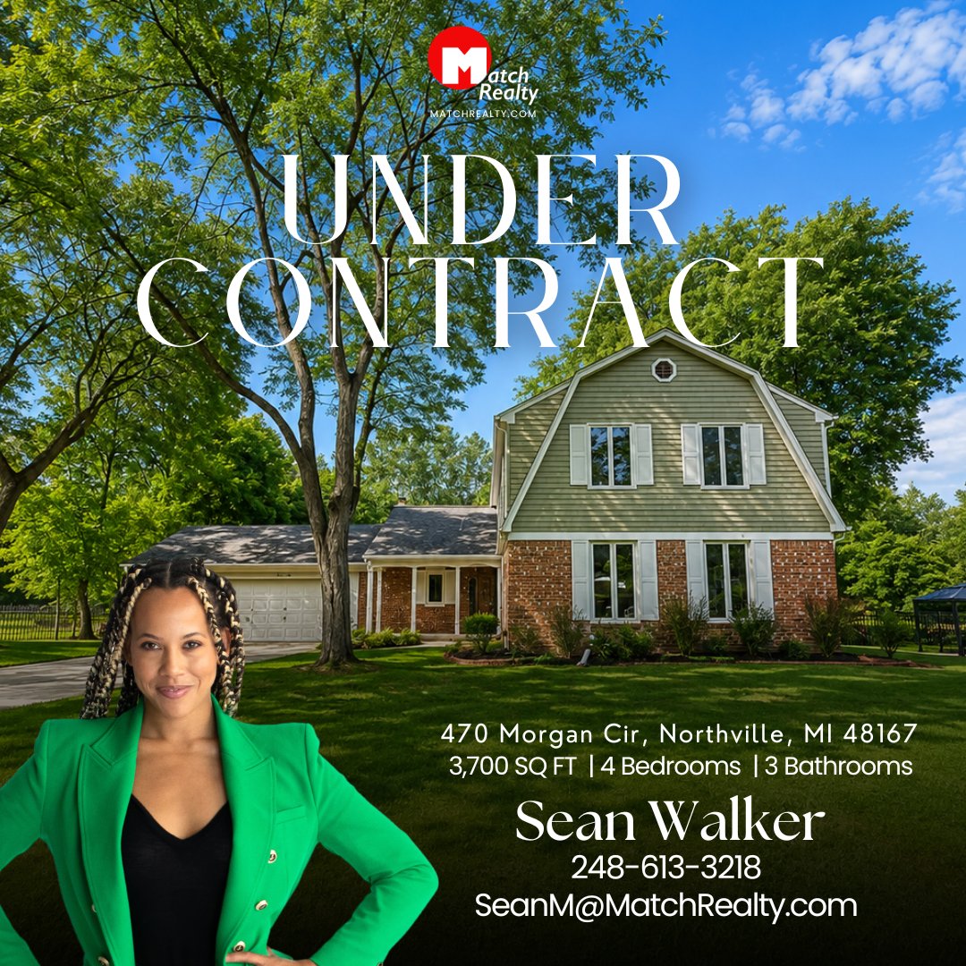 MatchRealtyMi's tweet photo. 🏠 Another successful match is in the books Congratulations to @seanlindsaywalker on guiding this home to under contract.

https://t.co/nGhlR6QYnJ

#UnderContract #MetroDetroitRealEstate #MatchRealty #HomeGoals #MichiganHomes https://t.co/bhzffrzxzz
