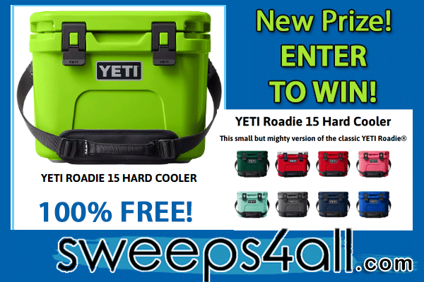 SweepsForAll's tweet photo. Hit the road with a YETI by your side! 🆒

🎁Get your FREE ENTRIES at Sweeps4All Today!    
👉https://t.co/6WcH3duipn https://t.co/J1rQ9udhPn