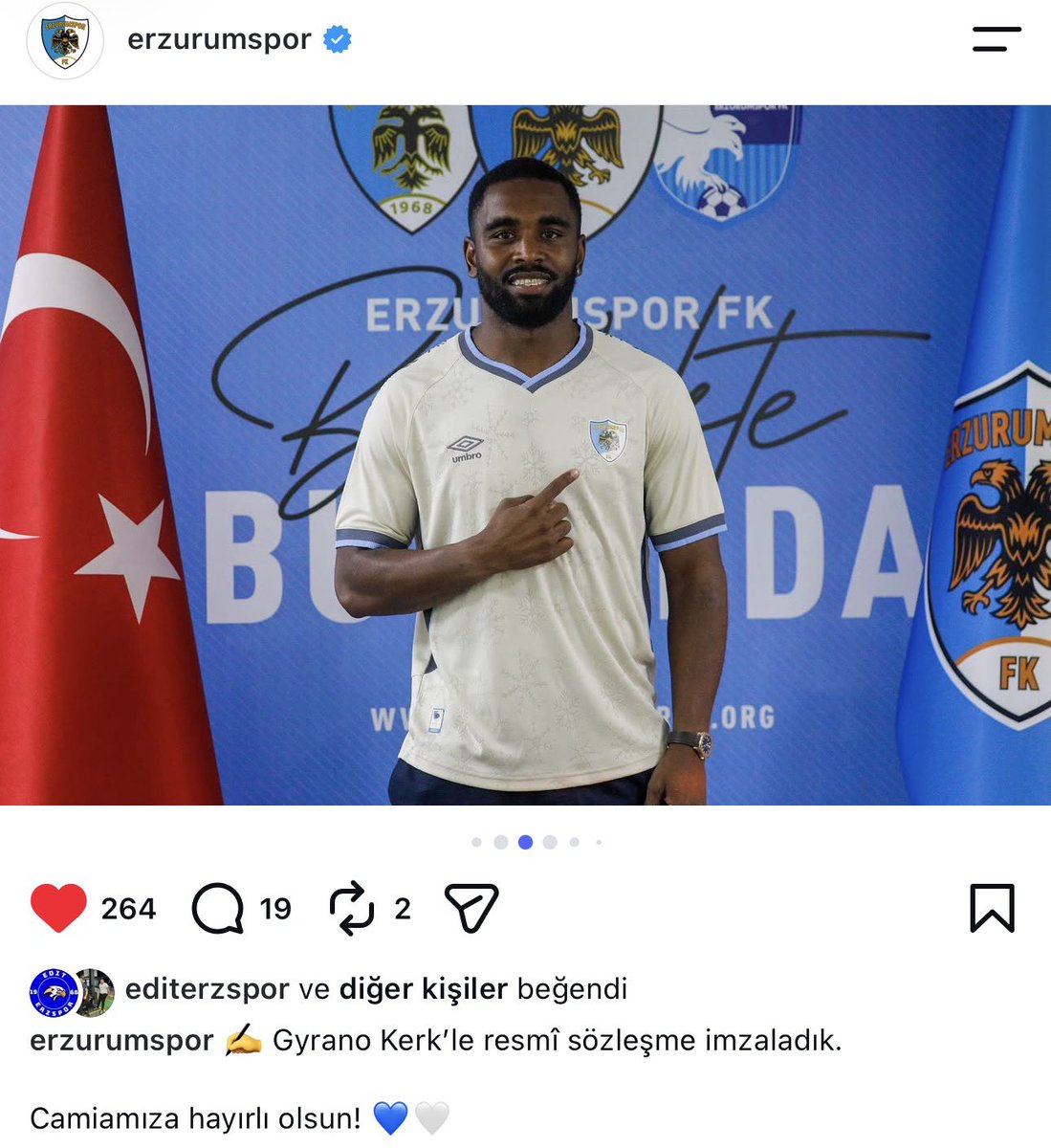 aytaragi2's tweet photo. Geldi Baba Geldi #Erzurumspor 💥💥 https://t.co/teQCzQGLEw