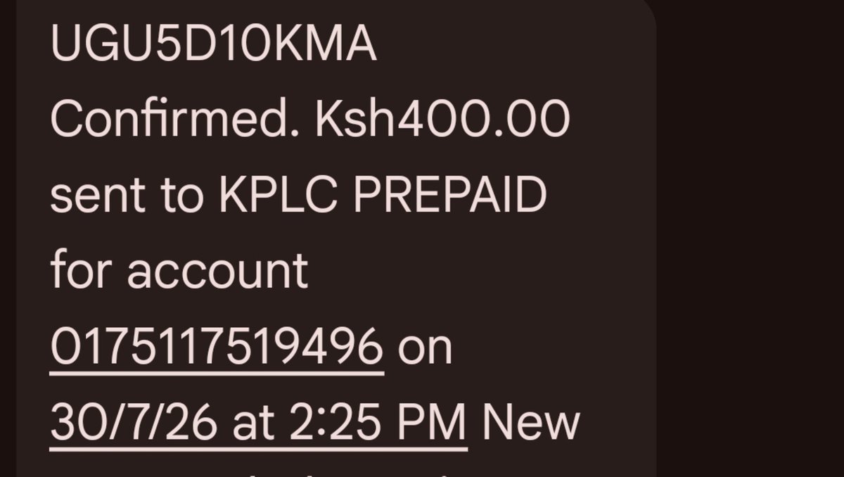WatiriKevin's tweet photo. My token bill
@KenyaPower_Care https://t.co/hMBdeTAkm4