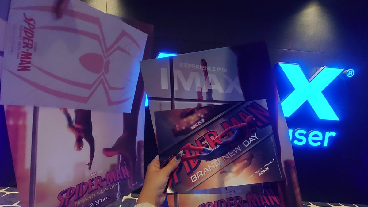 sumisumidisney's tweet photo. スパイダーマン最速上映見てきた🕸
本当に来てよかった！帰るのは大変だけど😵‍💫 https://t.co/vUJ5ptt3U8