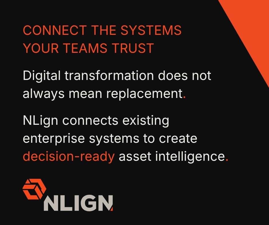 NLignAnalytics's tweet photo. NLign integrates with existing enterprise systems and connects operational data directly to the digital model-based asset. Supporting clearer decision making across production and sustainment.
#AssetIntelligence #OperationalTruth #NLign https://t.co/wHnYvqKzAt