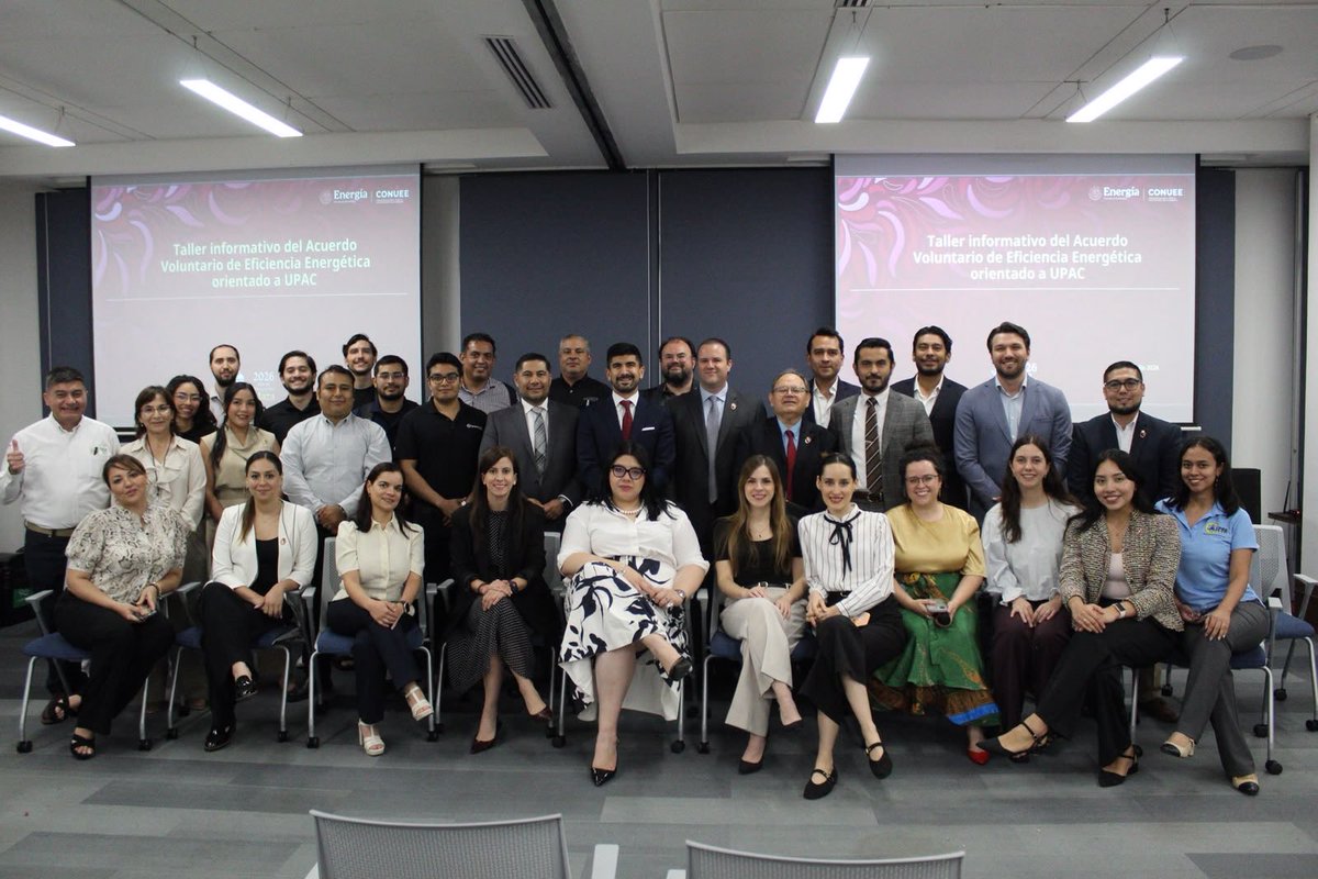AERNuevoLeon's tweet photo. Colaboramos en impartir el curso "Eficiencia Energética y Sistemas de Gestión de la Energía" y un taller de los Acuerdos Voluntarios de Eficiencia Energética, junto con la @CONUEE_mx , en @caintra_nl , y participaron más de 50 empresas de #NL. 

Más info: https://t.co/irMQT1gR6l https://t.co/WSXq4dPOaW