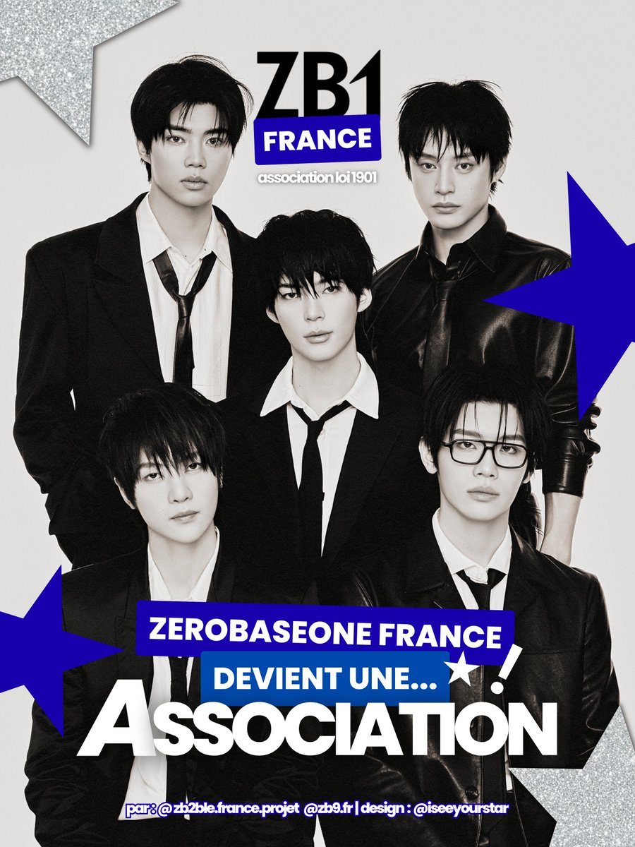 ZB2BLE_FRANCE's tweet photo. (ANNONCE)

La fanbase française de ZEROBASEONE est heureuse de vous annoncer l'ouverture de l'association, sous la loi 1901 : ZEROBASEONE FRANCE 

(1)
#ZEROBASEONE #ZB1 #제로베이스원 https://t.co/Hhl27FWUGT