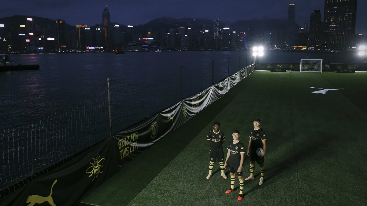 City_Chief's tweet photo. 🚨 OFFICIAL: PUMA and Manchester City have unveiled the Club’s 2026/27 away kit during the team’s pre-season tour in Hong Kong. 🇭🇰🩵 https://t.co/3h2FbUopwM