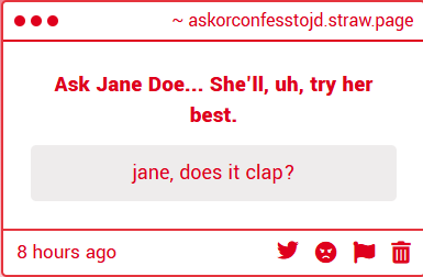 Jane Doe // !!NSFWRP!! tweet media