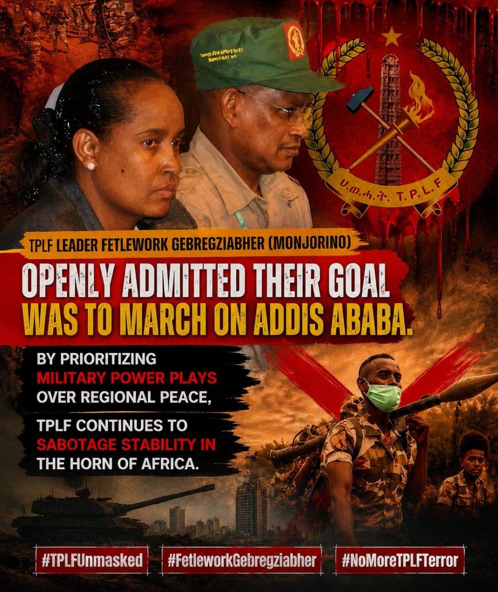 umoti1's tweet photo. The Horn of Africa needs economic growth, stability, and unity—not another orchestrated war. TPLF’s obsession with total conflict threatens the entire continent’s progress. #SilenceTheGuns #HornOfAfrica #Ethiopia #PanAfricanUnity https://t.co/8SeRtaCSi1
