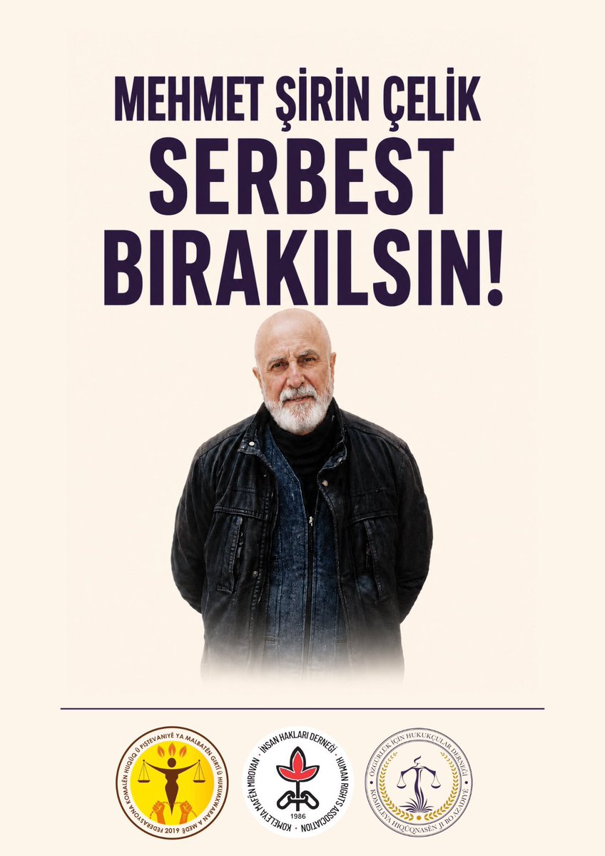 batmanihd's tweet photo. 71 yaşındaki ağır hasta mahpus Mehmet Şirin Çelik derhal serbest bırakılmalıdır! 

#HastaMahpuslaraÖzgürlük #MehmetŞirinÇelikSerbestBırakılsın https://t.co/B8QyYbnDCq