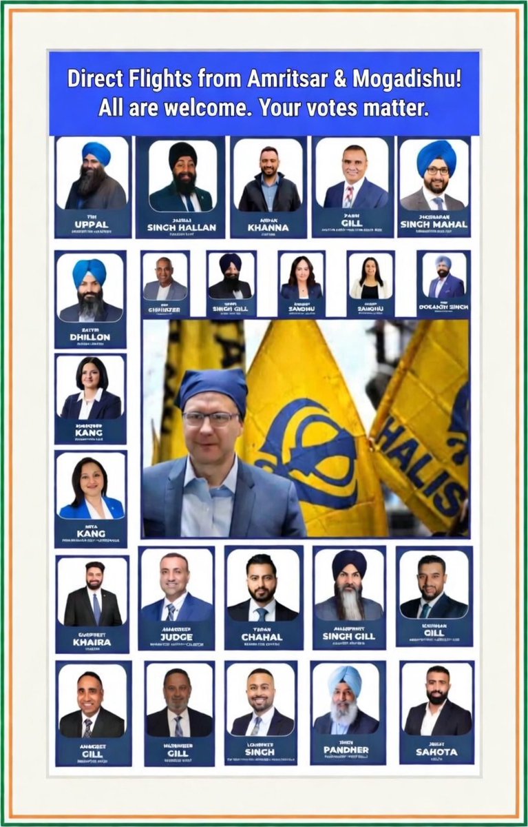 HanyaToderoff's tweet photo. Interesting how you - PP - fail to connect the dots. All of these groups are in the process of hijacking Canada at every level of government. 

Muslim, Hindu, and Sikh populations have all grown significantly across Canada through immigration and many arrived here illegally. 

“You don’t need to be Canadian to vote”. 
Tim Uppal