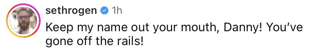 queensofbravo's tweet photo. Something tells me, Seth Rogen has watched The Valley finale. He just commented again 😭💀 https://t.co/u25RNPKJFs