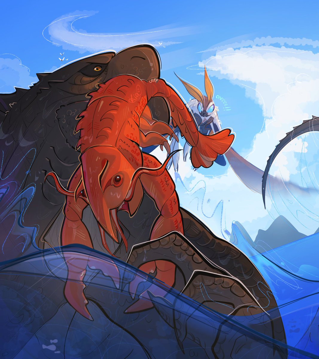 ImKiara_123's tweet photo. My lobster too buttery...
#Godzilla #Mothra #Monsterverse https://t.co/ULa5siWXdB