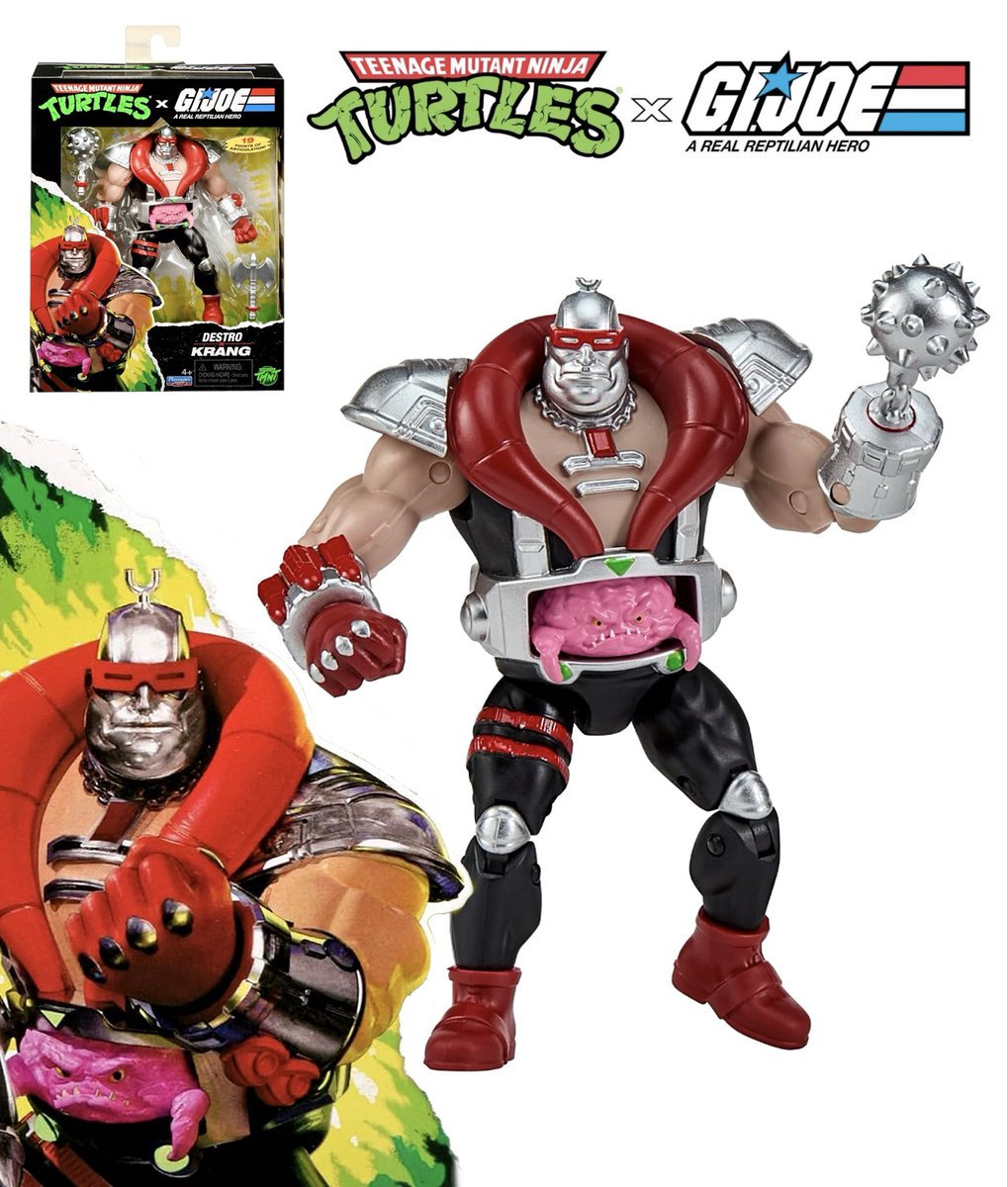 ToyWanderer's tweet photo. π¨ BACK IN-STOCK π¨
NOW SHIPPING
Destro KRANG
π₯ ~ $15.99
https://t.co/OABwcXEN4l
TMNT x GI Joe
#ad #playmates #tmntxgijoe #tmnt #gijoe #actionfigures https://t.co/dKaEYHbelx