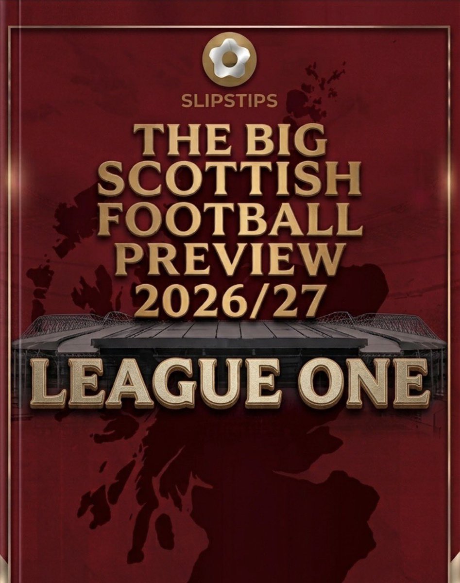 SlipsTips's tweet photo. 🏴󠁧󠁢󠁳󠁣󠁴󠁿 ⚽️ Part three of my 2026/27 SPFL season preview is here.

📝 The focus now turns to League One, with all 10 clubs covered ahead of the new campaign.

https://t.co/wOjcvwK7yn

🔃 Again, any likes, reposts, shares etc are hugely appreciated. https://t.co/iRnwZpeU2R