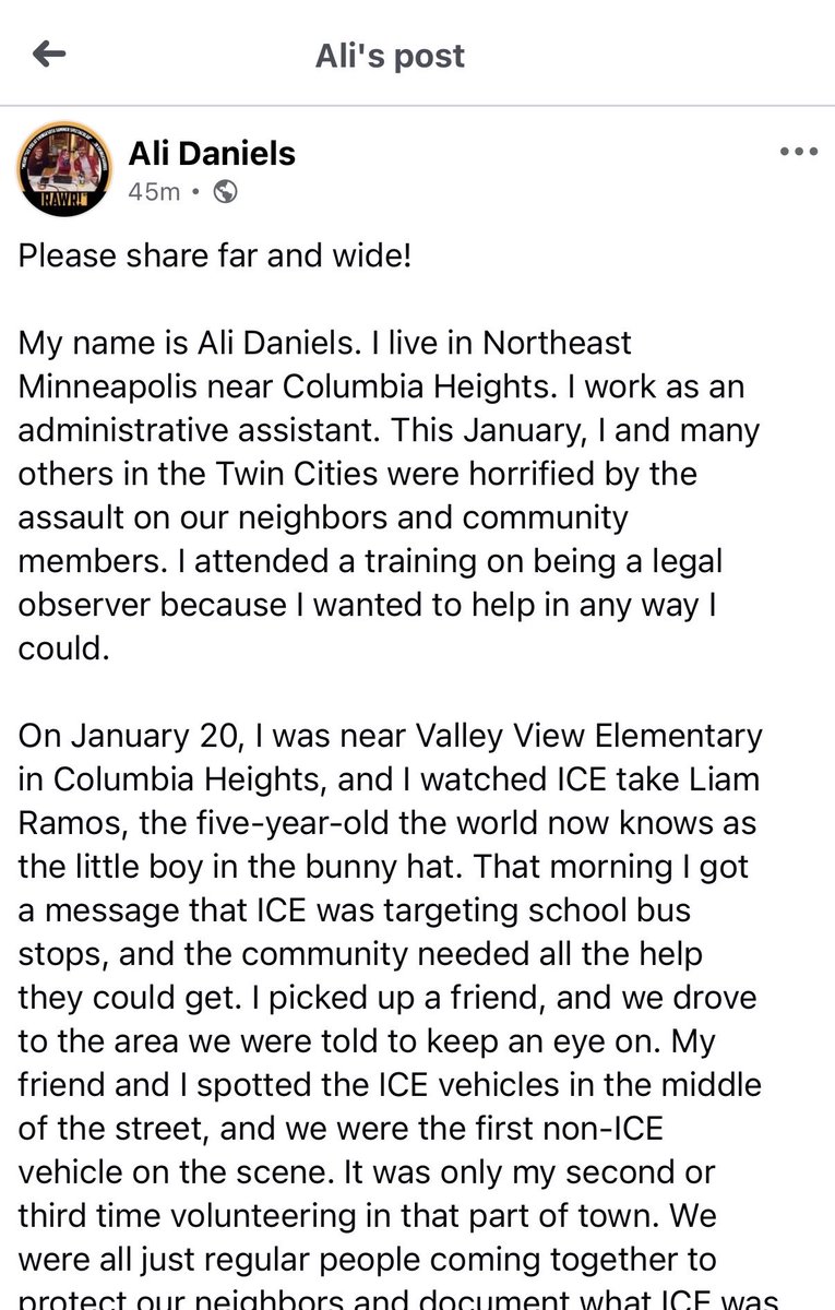 NortonMpls's tweet photo. The woman who took the famous photo of Liam Ramos being abducted by ICE in a bunny hat is calling on Angie Craig’s PAC to stop using it without permission.

“…it was Angie Craig who voted to unleash ICE on our community in the first place when she voted for the Laken Riley Act” https://t.co/32gQjVVjyQ