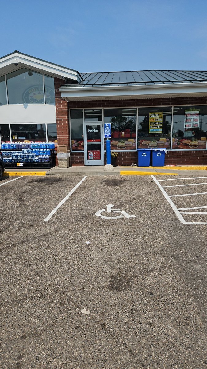 djpopowski's tweet photo. @Tesla my FSD just backed in and parked in a Handicap spot with clear sign and logo on ground and open spots all around it. How is this not solved? https://t.co/42sFrgfcnT
