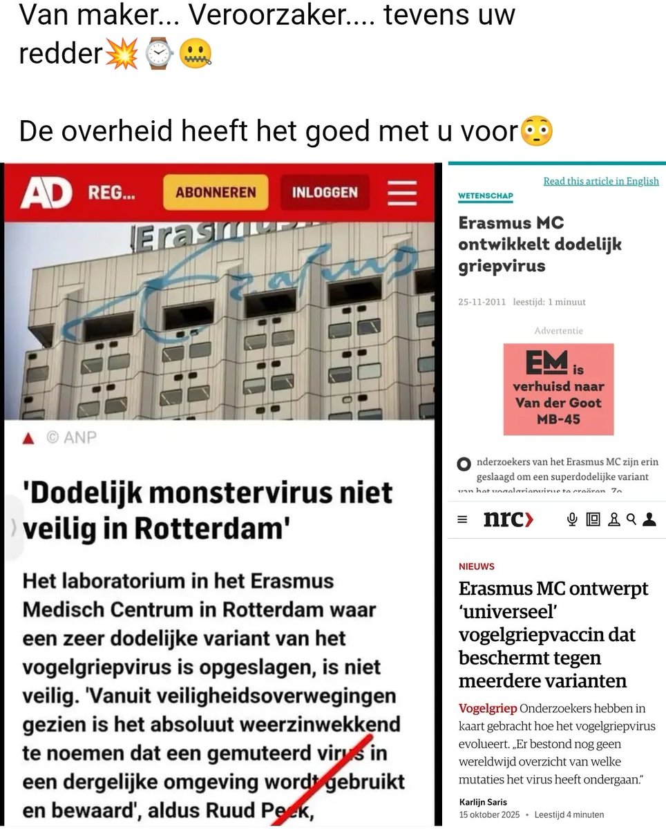 hutttula's tweet photo. @mariannezw Ze hebben al een langdurende samenwerking...follow Fauci money https://t.co/G2KvJs6YFS