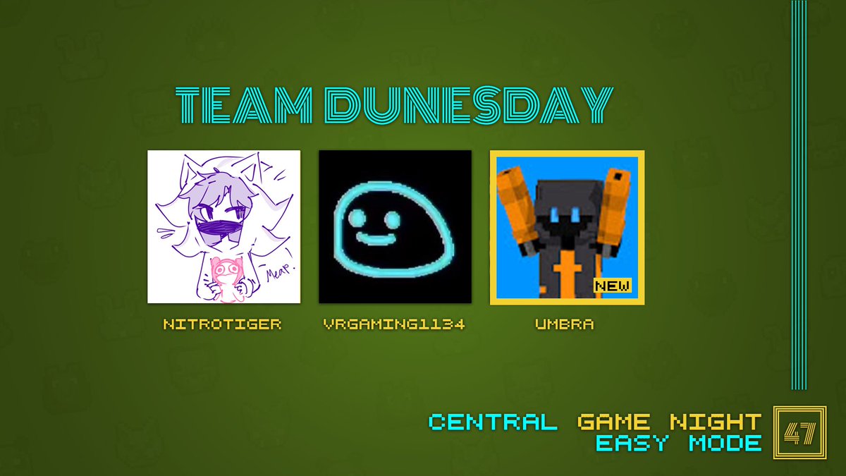 CentralGN_'s tweet photo. It's team Dunesday!

@NitroTiger6801 @VRGaming1134 FatalUmbra

Watch them compete in CGN 47: Easy Mode this Sunday at 8pm BST! https://t.co/qshDQBgJUa