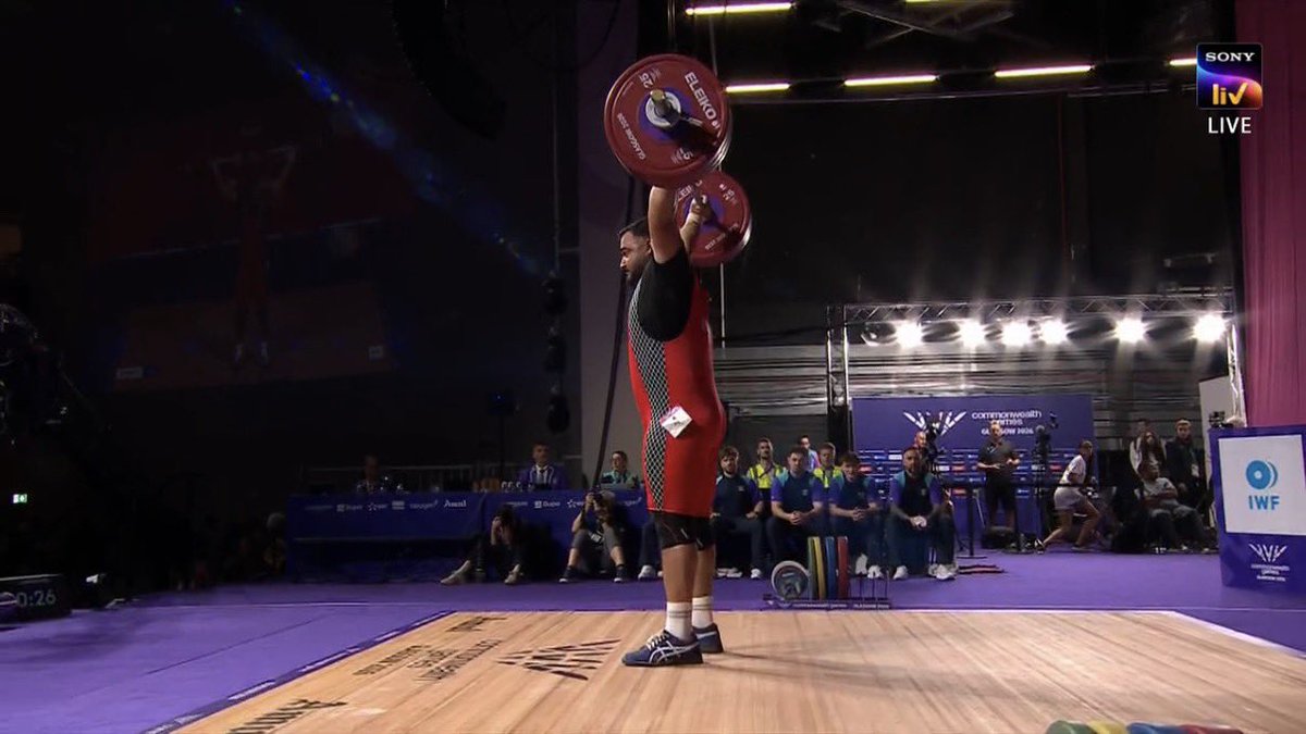 TheKhelIndia's tweet photo. LOVEPREET SUCCESSFULLY LIFTS 176KG

- Breaks the Games Record in Snatch!

🔥🔥🔥🔥🔥🔥🔥🔥🔥🔥🔥🔥🔥 https://t.co/0g0ldBeCch