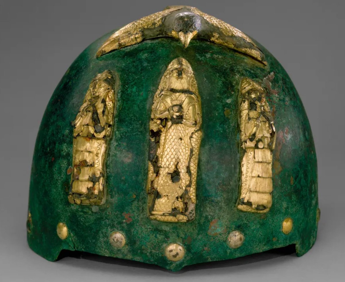 sailorsRest1's tweet photo. Bronze Elamite helmet of a high ranking warrior

It was found in southwestern Iran and is now in the Metropolitan Museum of Art in New York. https://t.co/Ksdgt7hp7e