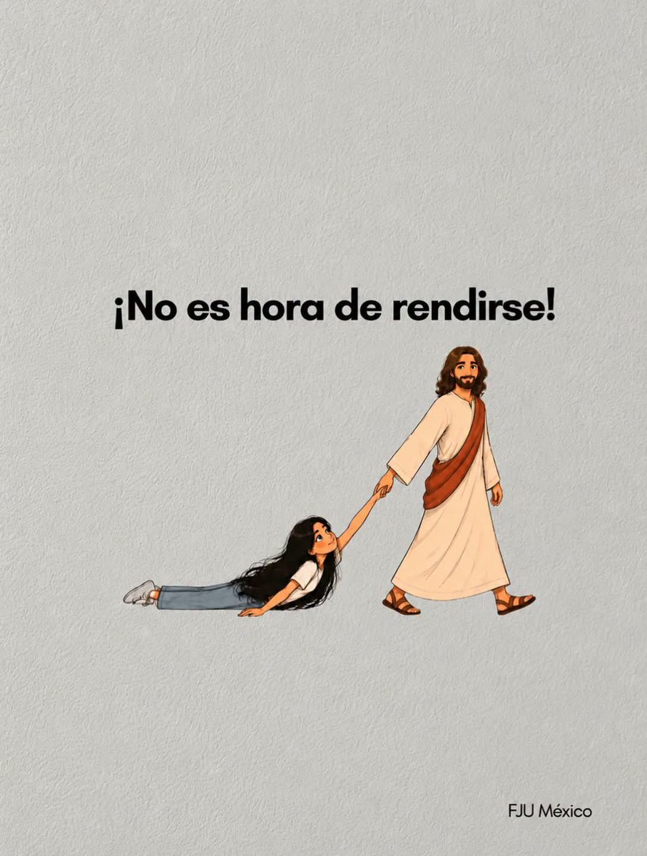 FJUMX's tweet photo. A veces solo quieres detenerte… pero Dios no ha soltado tu mano. 🤍
Aunque hoy no veas el camino completo, sigue caminando. Él sí sabe a dónde te está llevando.

No es hora de rendirse. https://t.co/AyJPUbqlSa