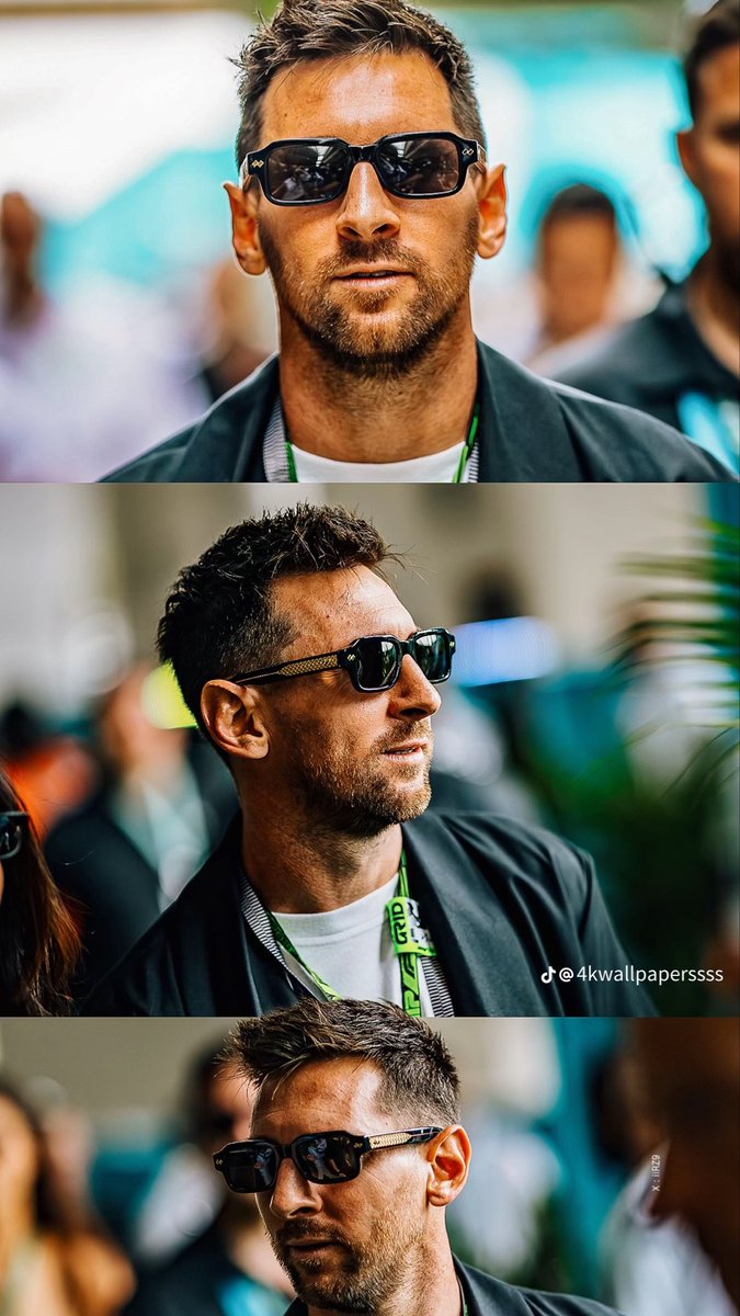 theromabass's tweet photo. 🔥 Messi in sunglasses hits different
Clean fades, black shades, that cold stare… pure wallpaper material.
Three angles of the GOAT looking like he just walked out of a movie.
Save these for your lockscreen immediately 📱👑
#Messi #LionelMessi #Wallpaper #GOAT #Football https://t.co/fXaLauJQ2u