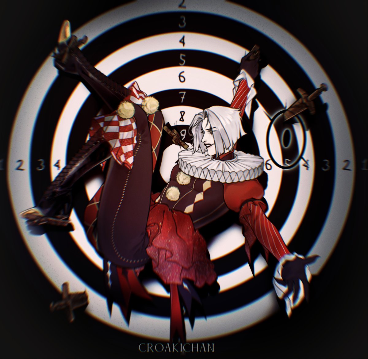 croakichan's tweet photo. plus one right to the heart 💛and tbh? knife thrower energy just fits her too well not to be canon

#hazbinfanart #hazbinhotelart #hazbinhotel #lute https://t.co/DRTz5vS9ry