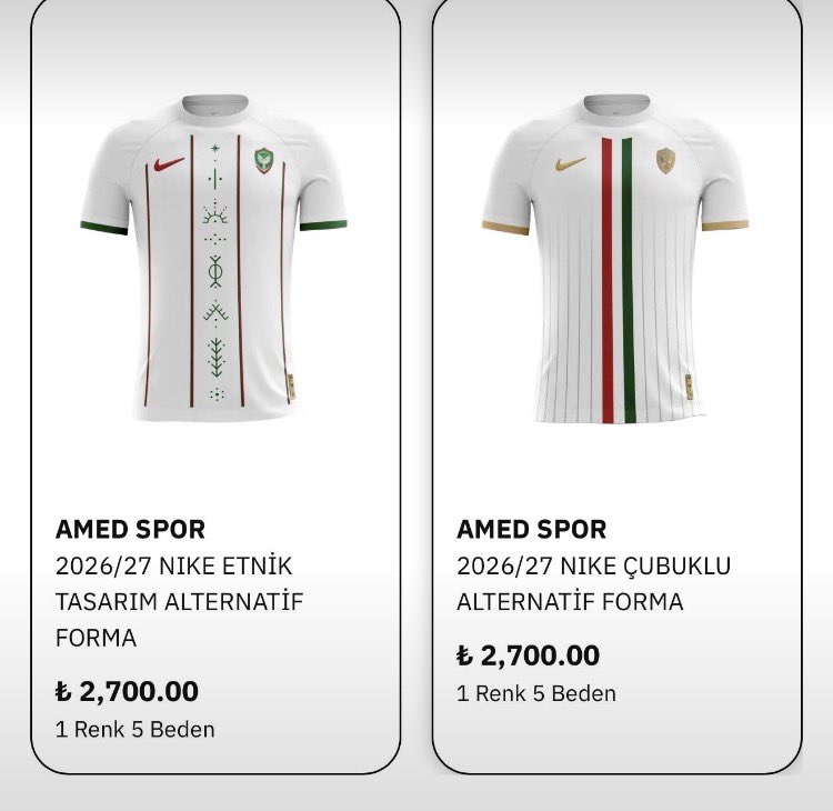 Cryptodaytrade6's tweet photo. Amedspor’un yeni sezon formaları sessiz sedasız internet sitesinde yayınlandı.
Hala forma göğüs sponsoru olmadan satışta. Madem göğüste reklam yok, siparişi verelim. 🥰 Açıkçası bu haliyle çok daha sade, şık ve estetik duruyor. 

https://t.co/DDrCBtZ8Ls #Amedspor #forma https://t.co/XNnkfKxK5j