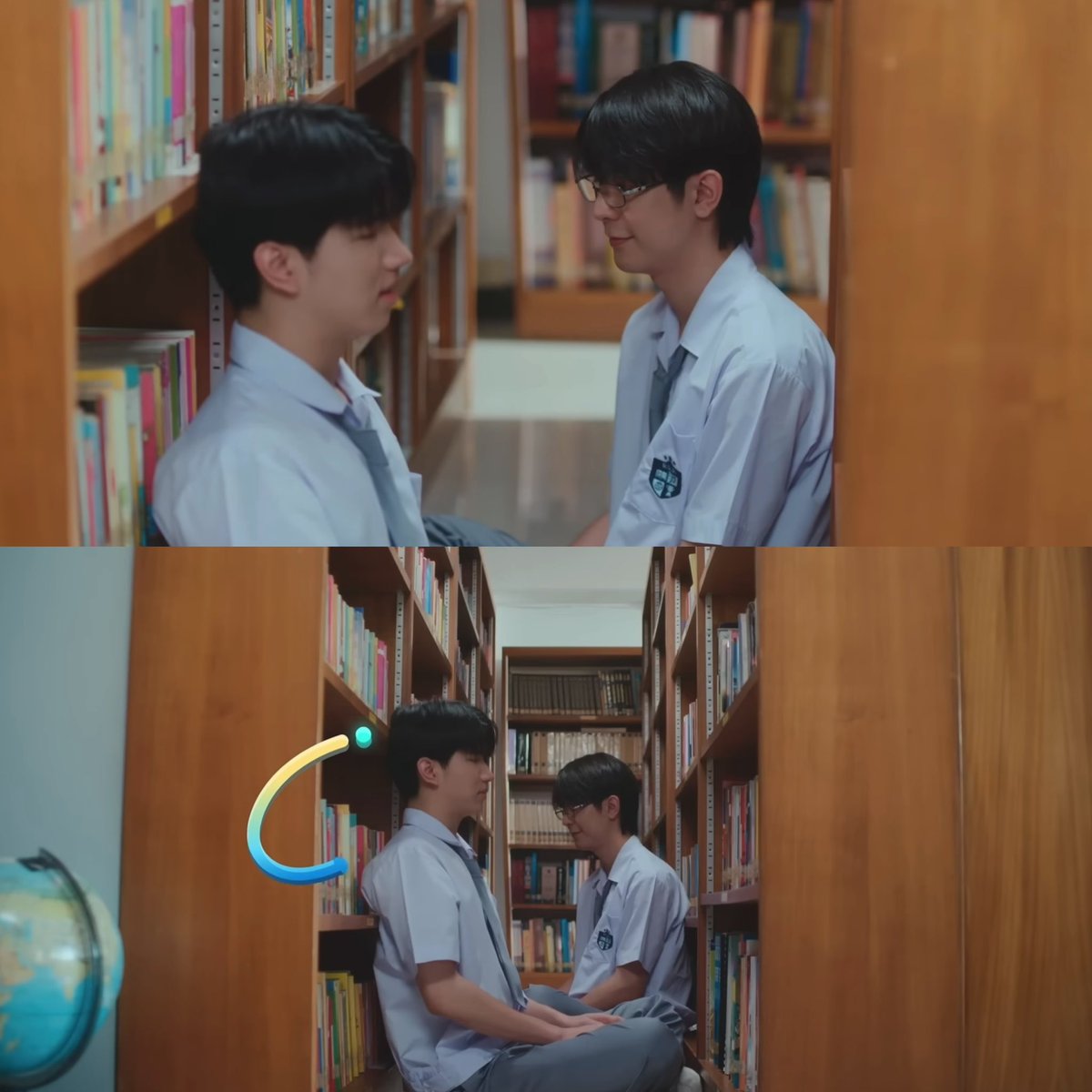 _nxeli's tweet photo. ในห้องสมุดเหมือนกันแต่คนละอารมณ์5555

WEIRDO 101 TRAILER 

#WEIRDO101Series ᯓ★
#seakeen
#sea_ta_lay #keenkeno◞♡

เรื่องที่แล้วตีกัน😡                   เรื่องนี้จีบกัน😌 https://t.co/IdkKuz6nEU