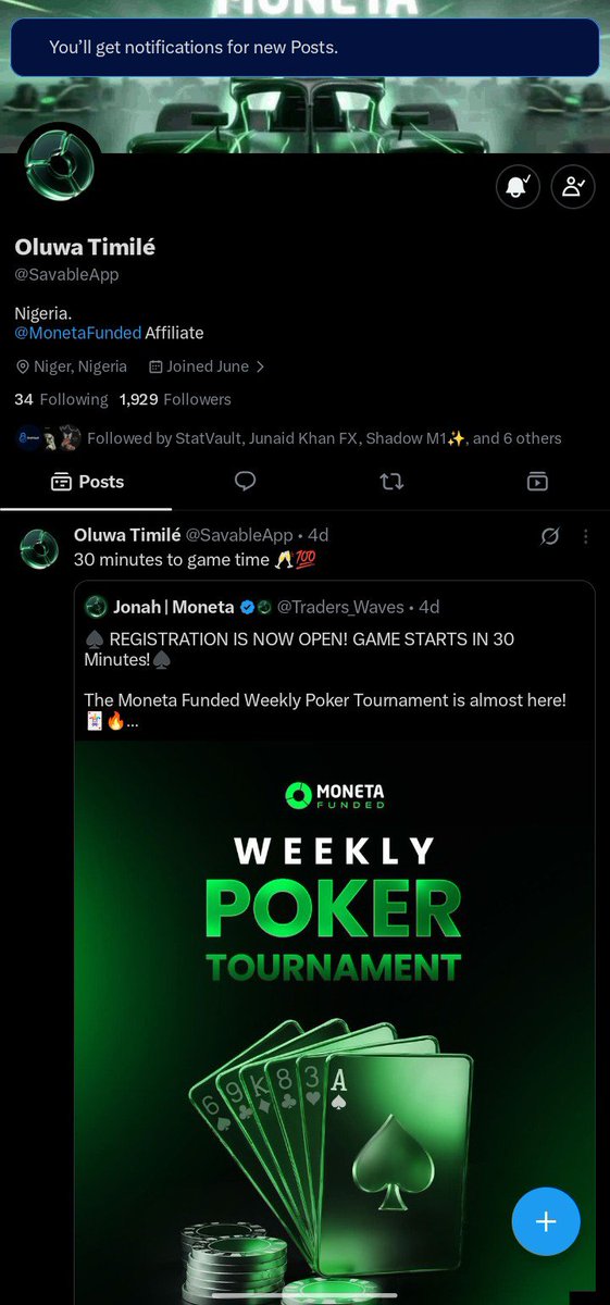 Ray_M602's tweet photo. @0thayyab0 @MonetaFunded @neo_prime77 @Traders_Waves @SavableApp All done ✅ 
@TheJonaidKhanFX 
@TraderX0X 
@FVGfxGO https://t.co/yp36i6iTd3